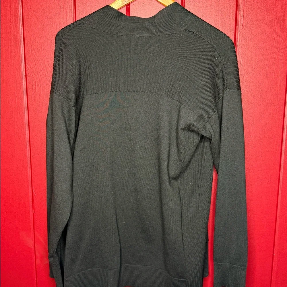 Time and Tru Black Open Front Cardigan – Size M - Picture 5 of 6